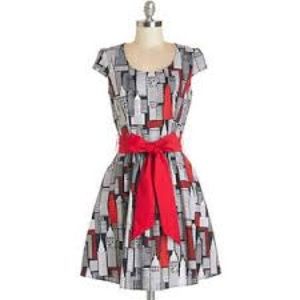 ModCloth Retrolicious New York City print dress